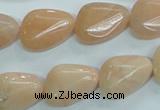 CPI104 15.5 inches 15*20mm nuggets pink aventurine jade beads