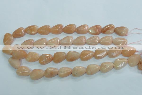 CPI104 15.5 inches 15*20mm nuggets pink aventurine jade beads