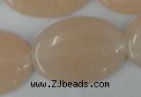 CPI153 15.5 inches 25*35mm oval pink aventurine jade beads