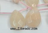 CPI16 15.5 inches 18*25mm briolette pink aventurine jade beads