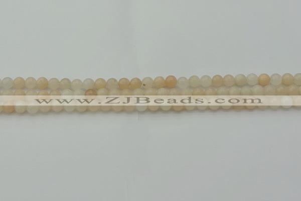 CPI200 15.5 inches 4mm round pink aventurine jade beads