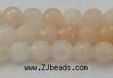 CPI210 15.5 inches 4mm faceted round pink aventurine jade beads