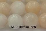 CPI215 15.5 inches 14mm faceted round pink aventurine jade beads