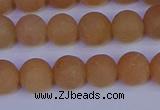 CPI303 15.5 inches 10mm round matte red aventurine beads wholesale