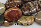 CPJ04 15.5 inches 18*25mm oval picasso jasper beads wholesale