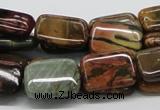 CPJ10 15.5 inches 13*18mm rectangle picasso jasper beads wholesale