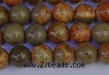 CPJ462 15.5 inches 8mm round African picture jasper beads