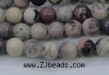 CPJ601 15.5 inches 6mm round purple striped jasper beads wholesale