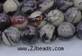 CPJ604 15.5 inches 12mm round purple striped jasper beads wholesale