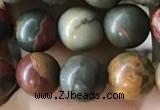 CPJ634 15.5 inches 6mm round picasso jasper beads wholesale