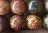 CPJ635 15.5 inches 8mm round picasso jasper beads wholesale