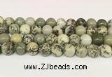 CPJ704 15.5 inches 12mm round greeting pine jasper beads