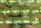 CPO130 15.5 inches 5mm round natural peridot beads wholesale