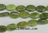 CPO33 15.5 inches 8*12mm oval olivine gemstone beads wholesale