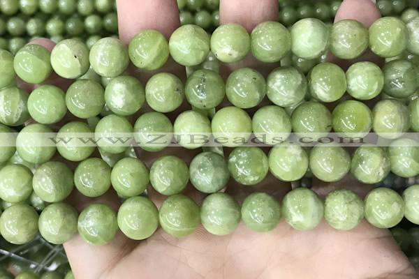 CPO46 15.5 inches 10mm round natural olivine gemstone beads