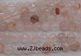 CPQ202 15.5 inches 6mm faceted round natural pink quartz beads