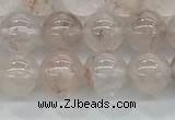 CPQ251 15.5 inches 6mm round natural pink quartz beads wholesale