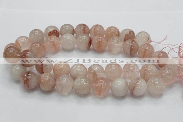 CPQ31 15.5 inches 12mm round natural pink quartz beads wholesale