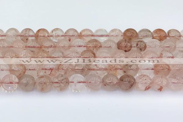 CPQ332 15.5 inches 10mm round pink quartz beads wholesale