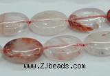 CPQ45 15.5 inches 13*18mm oval natural pink quartz beads