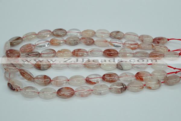 CPQ45 15.5 inches 13*18mm oval natural pink quartz beads