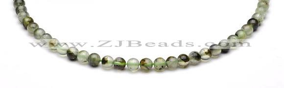 CPR01 AB grade 6mm round natural prehnite stone beads Wholesale