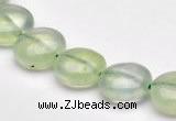 CPR08 A grade 12mm flat round natural prehnite gemstone beads