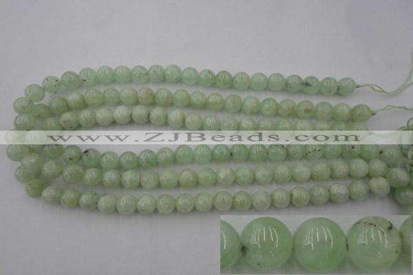 CPR103 15.5 inches 10mm round natural prehnite beads wholesale