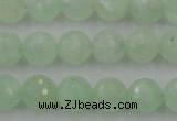 CPR114 15.5 inches 12mm faceted round natural prehnite beads wholesale