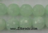 CPR116 15.5 inches 16mm faceted round natural prehnite beads wholesale