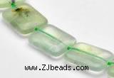 CPR12 A grade 12*16mm rectangle natural prehnite gemstone beads