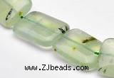 CPR15 A grade 15*20mm rectangle natural Prehnite gemstone beads