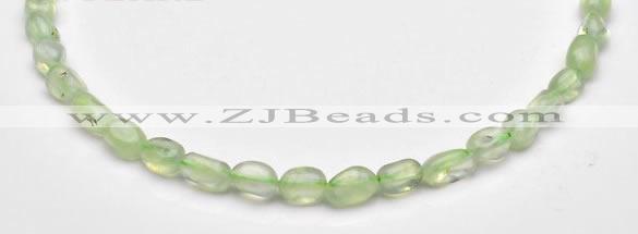 CPR19 A+ grade 7*10mm freeform natural Prehnite gemstone beads