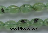 CPR208 15.5 inches 10*14mm rice natural prehnite beads wholesale