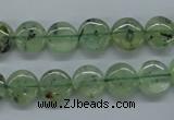 CPR212 15.5 inches 12mm flat round natural prehnite beads wholesale