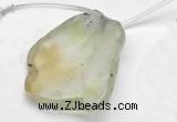 CPR22 Freeform A- grade natural Prehnite gemstone beads wholesal