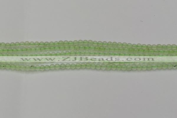 CPR321 15.5 inches 4mm round natural prehnite gemstone beads
