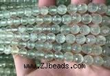 CPR362 15.5 inches 8mm faceted round prehnite gemstone beads