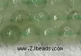 CPR415 15.5 inches 6mm faceted round natural prehnite beads