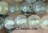 CPR420 15.5 inches 6mm faceted round prehnite beads wholesale