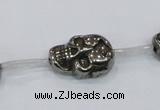 CPY562 15.5 inches 13*18mm skull pyrite gemstone beads