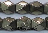 CPY611 15.5 inches 13*16mm nuggets pyrite gemstone beads