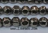 CPY617 15.5 inches 10mm nuggets pyrite gemstone beads