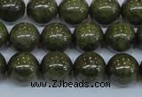 CPY754 15.5 inches 12mm round pyrite gemstone beads wholesale