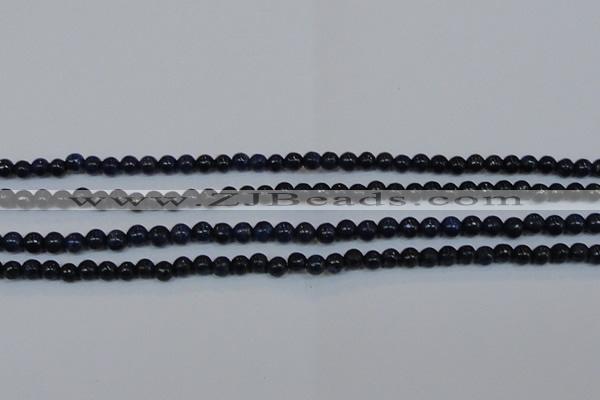 CPY770 15.5 inches 4mm round pyrite gemstone beads wholesale