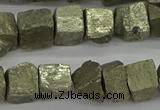 CPY808 15.5 inches 8*10mm - 10*12mm nuggets pyrite beads