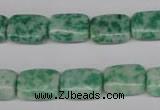 CQJ223 15.5 inches 10*14mm rectangle Qinghai jade beads wholesale