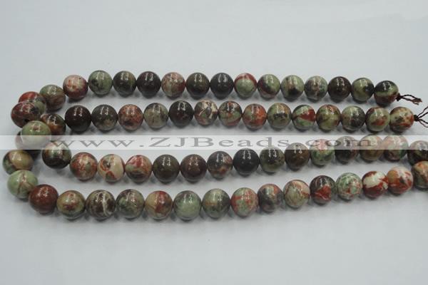 CRA01 15.5 inches 8mm round natural rainforest agate gemstone beads