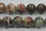 CRA03 15.5 inches 12mm round natural rainforest agate gemstone beads