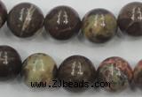 CRA05 15.5 inches 16mm round natural rainforest agate gemstone beads